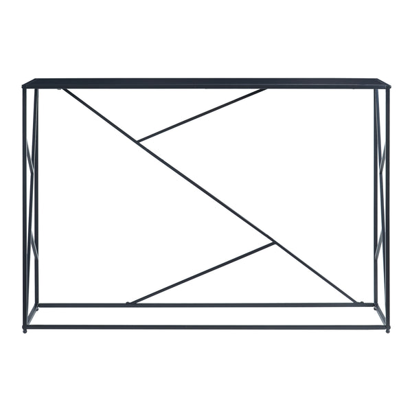 Konsolentisch Rättvik 120x30x80 cm Schwarz [en.casa]