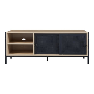 TV Schrank Tysnes 120x40x45 cm Eichenoptik/Schwarz [en.casa]