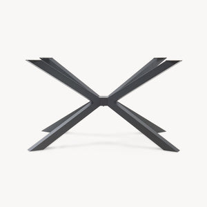 Tischgestell Bemeenel 120x75x72 cm Stahl Schwarz [en.casa]