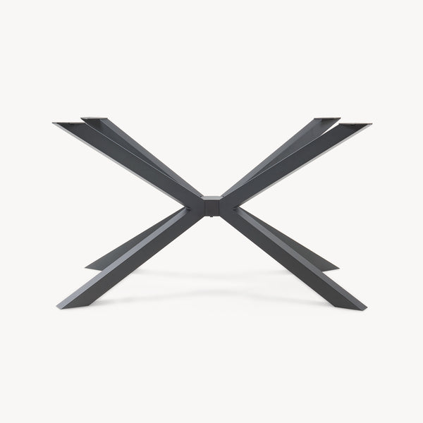 Tischgestell Bemeenel 120x75x72 cm Stahl Schwarz [en.casa]