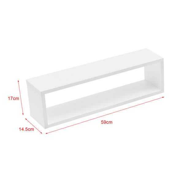 Wandregal Fagernes 59x15x17cm 4er Set versch. Farben en.casa