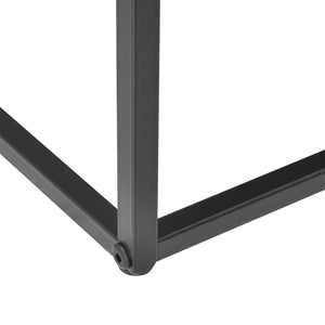 Beistelltisch Morsum 2er Set Industriedesign Schwarz [en.casa]