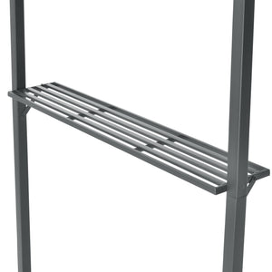 Grillpavillon Parga 250x241x151cm Dunkelgrau en.casa