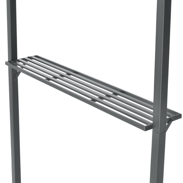 Grillpavillon Parga 250x241x151cm Dunkelgrau en.casa