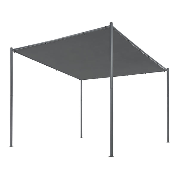 Pavillon Carunchio 300x285x248cm Dunkelgrau [en.casa]