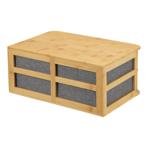 Bambus Schreibtisch Organizer Mäntsälä [en.casa]