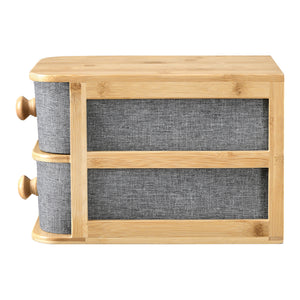 Schreibtischorganisator Arsivik mit 2 Schubladen [en.casa]