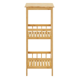 Standregal Pyhäjärvi Bambus 79x33x33 cm Natur [en.casa]