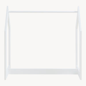 Garderobenständer Værløse 78x75x35cm Weiß [en.casa]