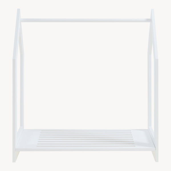 Garderobenständer Langeskov 78x75x35cm Weiß [en.casa]