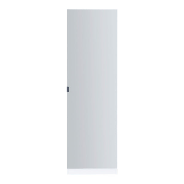 Schuhschrank Meura 160x48x20cm verspiegelt Weiß [en.casa]