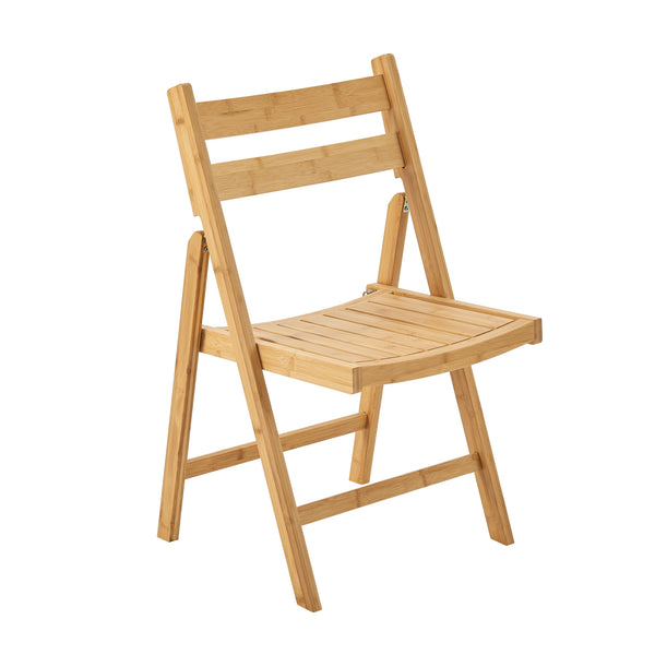 Klappstuhl Gran aus Bambus im 2er Set [en.casa]