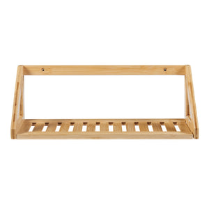 Wandregalset Gjerdrum 2er Set 43x15x15cm Bambus [en.casa]