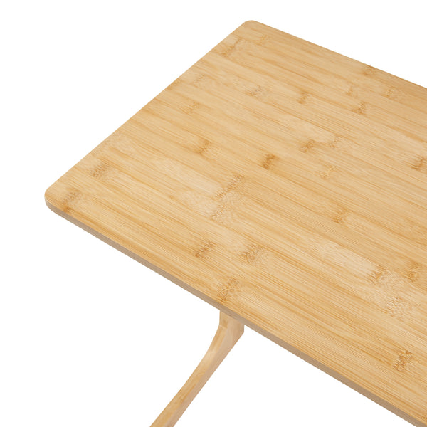 Laptoptisch Hægebostad 65x60x40 cm Bambus [en.casa]
