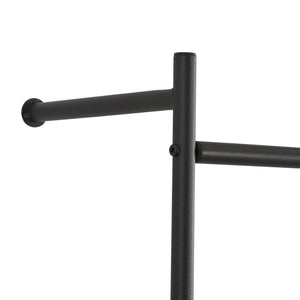 Wandgarderobe Bremanger 162x60x26cm Schwarz [en.casa]