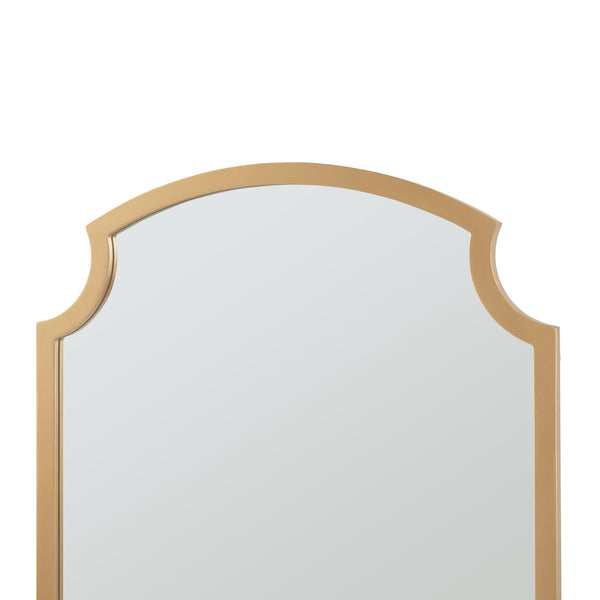 Wandspiegel Aura 80x55 cm Goldfarben [en.casa]