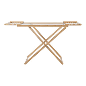 Klappbarer Wäscheständer Fakala 154x59x82 cm Bambus [en.casa]