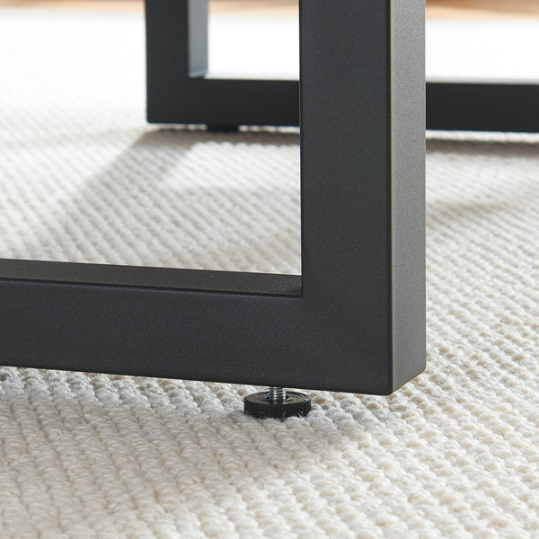 Tischgestell 2er Set Lunderskov 35x50cm Schwarz [en.casa]