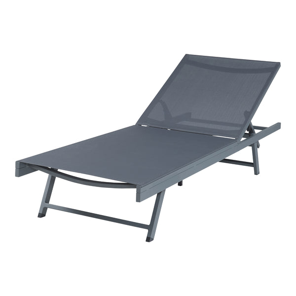Sonnenliegenset Baragiano 3-tlg. Aluminium [casa.pro]