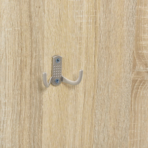 Schuhschrank Artern mit Garderobe und Spiegel en.casa