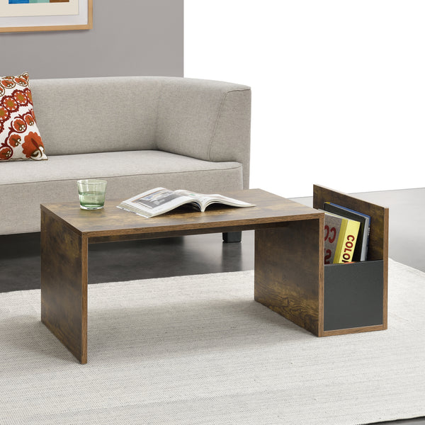 Couchtisch Bollnäs 90x45x35 cm mit Ablagefach versch. Farben en.casa