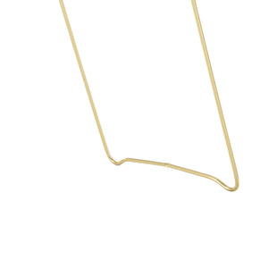 Dekoleiter mit Metallkörben Metall Messing 107x27x55cm en.casa