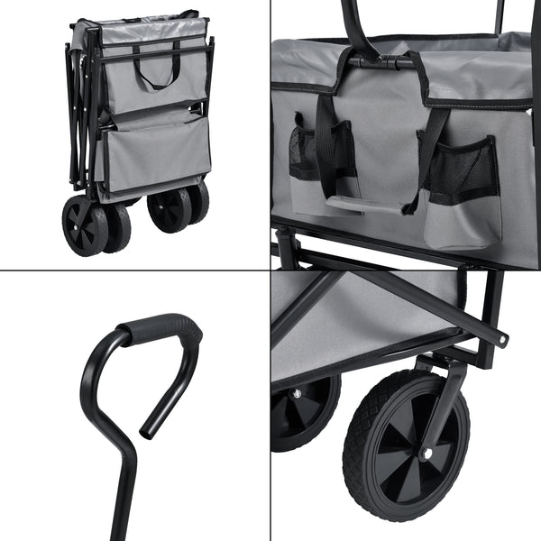 Bollerwagen mit Dach klappbar [pro.tec]