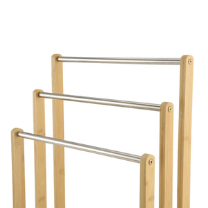 Bambus Handtuchhalter Porsanger Freistehend [en.casa]