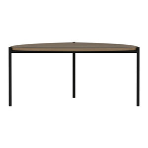 Couchtisch Gladsaxe 40x90x89 cm Walnussoptik / Schwarz [en.casa]