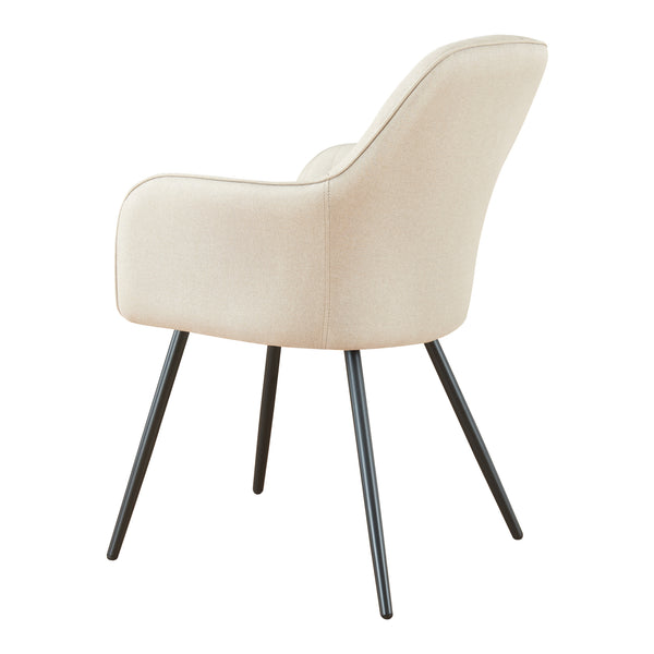 Esszimmerstuhl Kannonkoski im 2er Set Beige [en.casa]