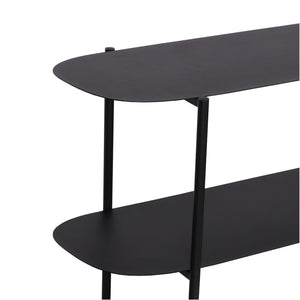 Konsolentisch Enebakk 70x90x32cm Schwarz, matt [en.casa]