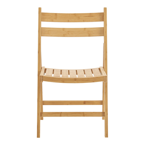 Klappstuhl Gran aus Bambus im 2er Set [en.casa]