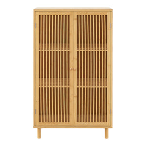 Beistellschrank Grong Bambus [en.casa]