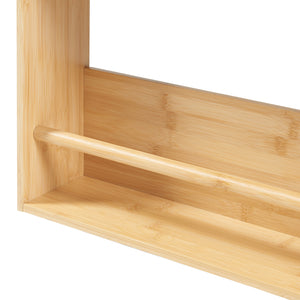 Wandregal Hareid 80x60x12cm Bambus [en.casa]