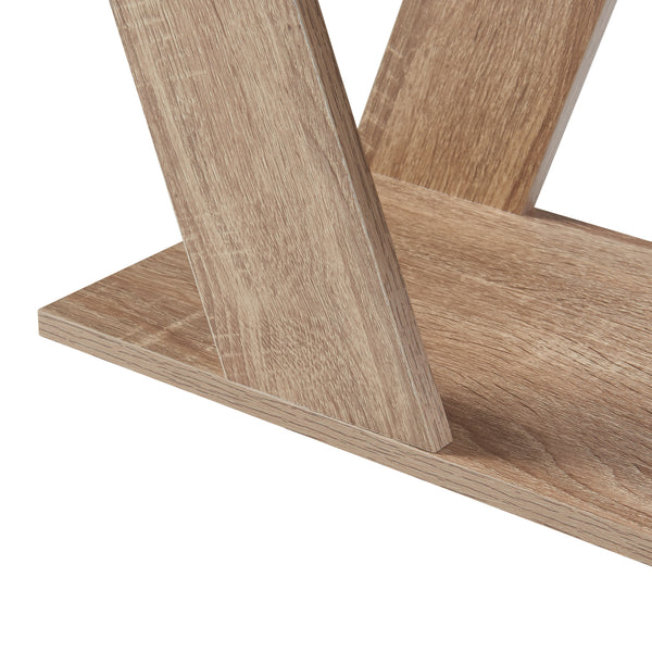 Beistelltisch Nome 60x22x57cm Eicheoptik [en.casa]
