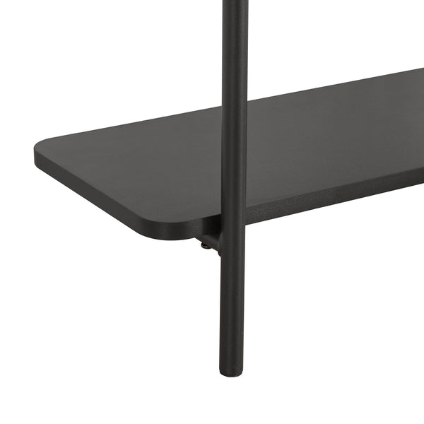 Wandgarderobe Bremanger 162x60x26cm Schwarz [en.casa]