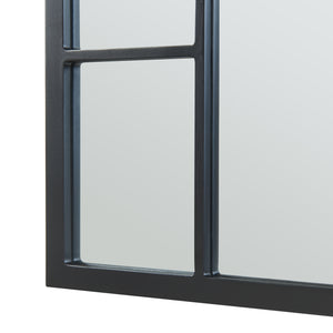 Wandspiegel Enonkoski 90x60 cm Schwarz [en.casa]