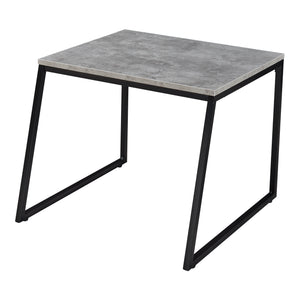 Satztisch Hyllestad 2er Set Schwarz/Betonoptik [en.casa]