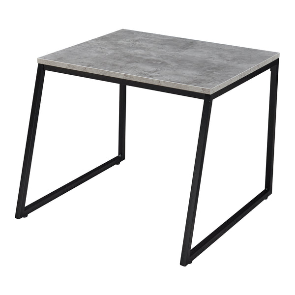 Satztisch Hyllestad 2er Set Schwarz/Betonoptik [en.casa]