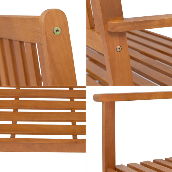 Gartenbank Canzano 120x58x90 cm [casa.pro]