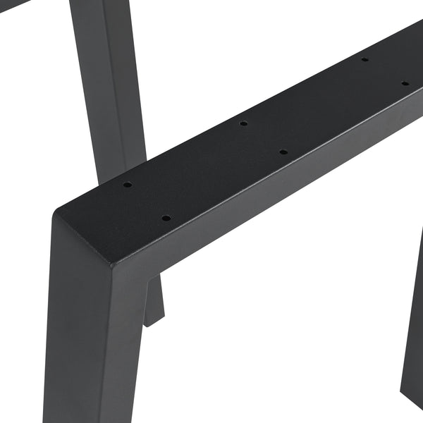 Tischgestell 2er Set Kraftisried 72x70cm Schwarz [en.casa]