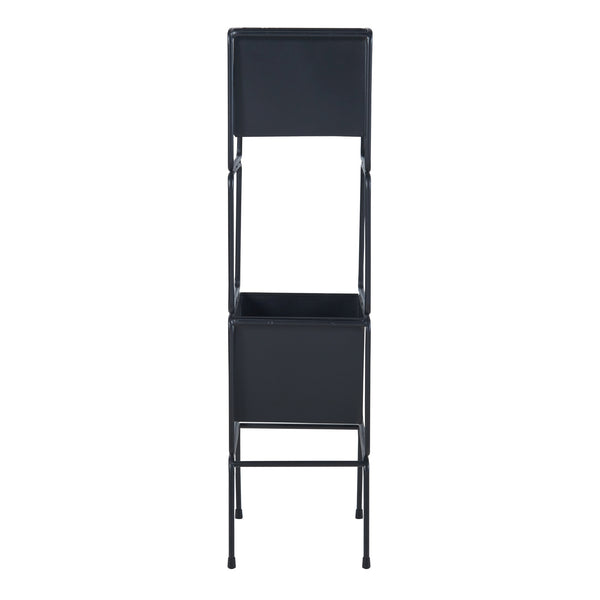Pflanzenständer Sveio 2er Set Metall Schwarz [en.casa]