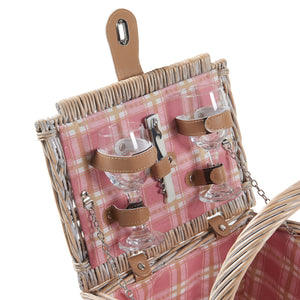 Picknickkorb Bucchianico für 2 Personen Komplettset [casa.pro]