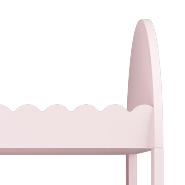 Kindergarderobe Vestnes mit Spiegel 100x94x38 cm Cotton Candy [en.casa]