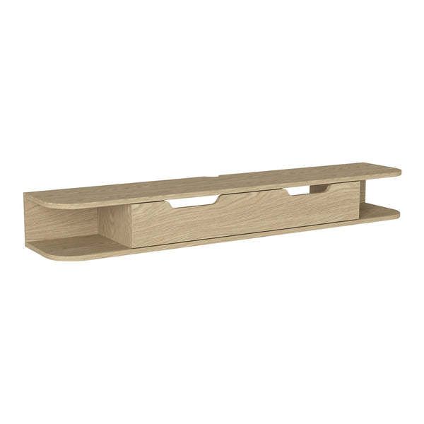 TV-Lowboard hängend Karjali 150x30x19 cm Eicheoptik [en.casa]