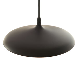 Hängeleuchte Oupilu mit integrierten LEDs Metall 120x25x25 cm Schwarz/Weiß [lux.pro]