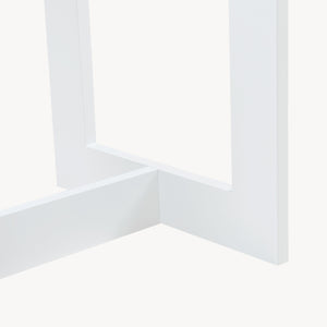 Garderobenständer Værløse 78x75x35cm Weiß [en.casa]