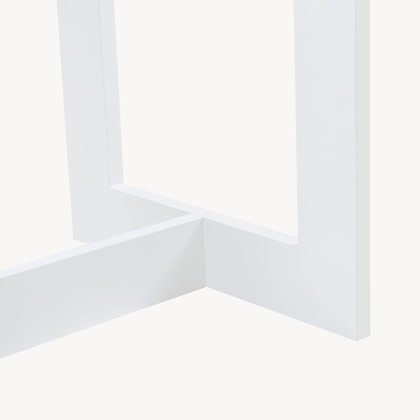 Garderobenständer Værløse 78x75x35cm Weiß [en.casa]