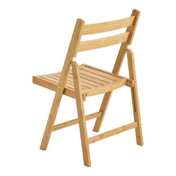 Klappstuhl Gran aus Bambus im 2er Set [en.casa]