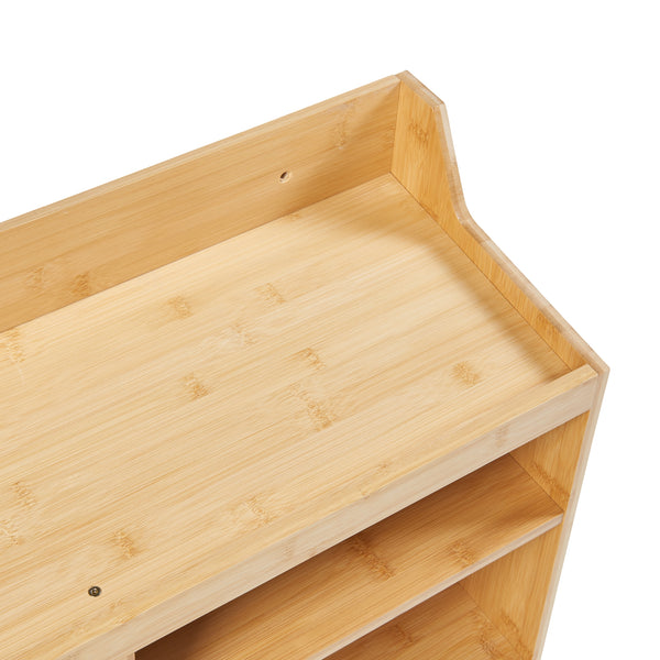 Werkzeug-Organizer Gjemnes 86x25x45 cm Bambus [en.casa]